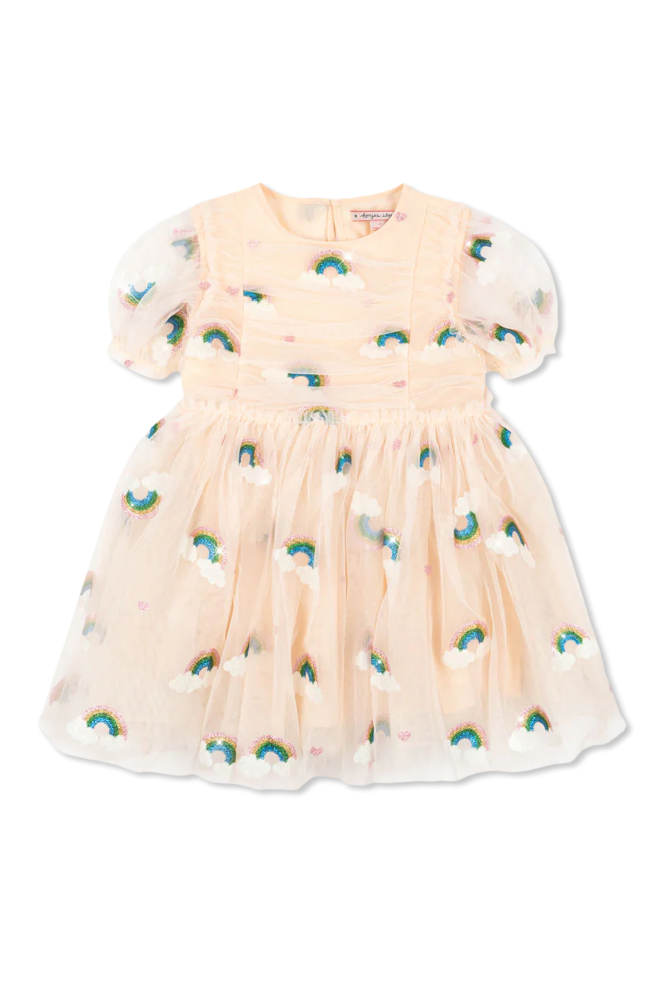 yuyu　 kongessloejd tullie dress Tullie glitter dress in beige - Konges Slojd | Mytheresa